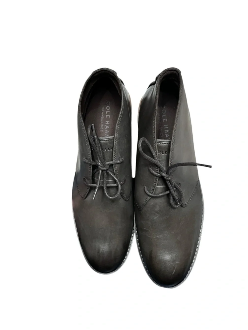 🌻NEW w/tag Cole Haan Grand.ØS Go-To Lace Brown Leather Chukka Boots Men's 11.5